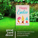 Load image into Gallery viewer, Combo Pack Garden Flag Stand Black 36x16 in and Garden Flag 12x18 in Easter