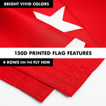 Load image into Gallery viewer, G128 Combo Pack: 6 Ft Tangle Free Spinning Flagpole (Silver) &amp; Turkey Flag 3x5 Ft Printed 150D Polyester, Brass Grommets (Flag Included) Aluminum Flag Pole