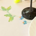 Load image into Gallery viewer, Finest Floral Round Tablecloth 60 inch Diameter Non Iron Stain Resistant