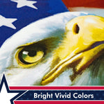 Load image into Gallery viewer, American Flag with Eagle God Bless America Patriotic Garden Flag 12x18 Inch