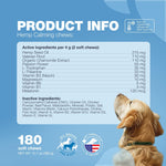 Load image into Gallery viewer, Hemp Calming Chews for Dogs Anxiety Relief for Dogs with L Theanine Chamomile