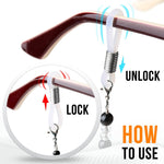 Load image into Gallery viewer, Eye Glasses String Holder Premium Beaded Eyeglass Holders Around Neck 4 Pcs