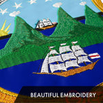 Load image into Gallery viewer, G128 Costa Rica Costa Rican Flag  3x5 Ft  ToughWeave Series Embroidered 300D Polyester  Country Flag, Embroidered Design, Indoor/Outdoor, Brass Grommets