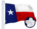 Load image into Gallery viewer, G128  Texas State Flag 4x6ft Embroidered Stars Sewn Stripes Heavy Duty 220GSM Tough Spun Polyester Quality with Brass Grommets