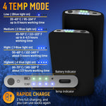 Load image into Gallery viewer, Heated Socks for Men Women Rechargeable M Size Electric Battery Thermal Hunting Fishing Camping Skiing Cycling Running Washable Ergonomical with 4 Temp Modes 5V 5000mA