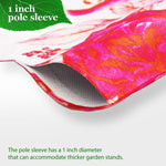 Load image into Gallery viewer, G128 Combo Pack: Garden Flag Stand Black 36 in x 16 in &amp; Garden Flag Happy Valentine's Day Decoration Gnome Holding Love Sign 12x18 DoubleSided Blockout Fabric