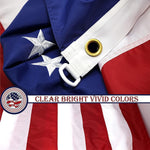 Load image into Gallery viewer, USA American Flag 6x10FT 3Pack Embroidered Nylon By G128
