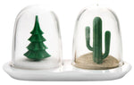 Load image into Gallery viewer, Salt &amp; Pepper Shaker Set Winter &amp; Summer by QUALY
