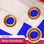 Load image into Gallery viewer, G128 Slovenia Slovene Flag  3x5 Ft  Printed 150D Polyester  Indoor/Outdoor, Vibrant Colors, Brass Grommets, Quality Polyester, Much Thicker More Durable Than 100D 75D Polyester