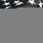 Load image into Gallery viewer, Blue Lives Matter Flag 2x3FT 10Pack Embroidered Polyester By G128