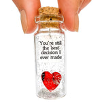 Load image into Gallery viewer, Valentine's Day Gifts for Him and Her   Romantic Present for Boyfriend or Girlfriend   Personalized Anniversary Gift for Wife and Girlfriend (You are Still the Best Decision I Ever Made)