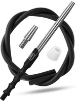 Load image into Gallery viewer, M. ROSENFELD Hookah Adapter &amp; Mouthpiece Cleanable Hookah Hose Silicone (60 in.) and Convenient Aluminum Made Mouthpiece (15 in.) Modern Hookahs &amp; Accessories