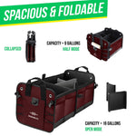Load image into Gallery viewer, Trunk Organizer with Covering Net Attachable Non Slip Pads and Stainless Hooks Cherrysh