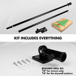 Load image into Gallery viewer, G128 Combo Pack: 6 Ft Tangle Free Aluminum Spinning Flagpole (Black) &amp; An Appeal to Heaven TeaStained Flag 3x5 Ft, LiteWeave Pro Series Printed 300D Polyester  Pole with Flag Included