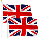 Load image into Gallery viewer, UK British Flag 3x5 Ft 2Pack Printed Polyester By G128