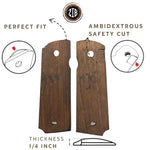 Load image into Gallery viewer, 1911 Grips 1911 Full Size 1911 Punisher Handgun Grips 1911 Wood Grips 1911