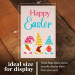 Load image into Gallery viewer, Combo Pack Garden Flag Stand Black 36x16 in and Garden Flag 12x18 in Easter