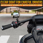 Load image into Gallery viewer, Bike Mirror Handlebar Mount 2 Pcs Bicycle Mirrors for Handlebars Clear &amp; 360° Adjustable View Secure Damage Resistant for Mountain BMX &amp; City Bikes