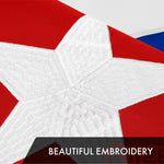 Load image into Gallery viewer, G128 5 Pack: Cuba Cuban Flag  3x5 Ft  ToughWeave Series Embroidered 300D Polyester  Country Flag, Embroidered Design, Indoor/Outdoor, Brass Grommets
