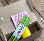 Load image into Gallery viewer, Living growing seed sprout wood pencil kid's garden kit children's garden seed kit grow your own garden kit perfect for kids and adults