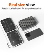 Load image into Gallery viewer, Travel Pill Organizer Box Black Moisture Proof Case with Magnetic Closure Large 8 Compartment Holder for Pills Vitamins and Supplements Reliable Medicine Organizer for Daily Use at Home or on The Go