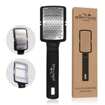 Load image into Gallery viewer, Stainless Steel Foot File Callus Remover with Handle &amp; Dead Skin Container Foot Scraper for Calluses Dry Hard Skin Removal High Grade Feet Scrubber for Heels Exfoliation