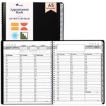 Load image into Gallery viewer, 2026 Appointment Book Planner 6.5 x 8.5 inch Large Black Tabbed Daily Hourly Weekly Planner Schedule Book 30 Minute time Slots Business &amp; Personal Planner Jan 2026 Dec 2026