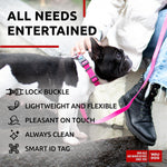 Load image into Gallery viewer, Waterproof Dog Collar Adjustable Dog Collar for Large Dogs Small and Medium Dogs Breakaway Dog Collar Waterproof with Plastic Buckle and QR Dog Tag Boy &amp; Girl Dog Collars (Pink)