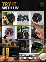 Load image into Gallery viewer, 84 pcs of Hookah Charcoal Designed Specially for HMD Premium Hookah Coals