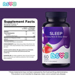 Load image into Gallery viewer, Sleep Gummies w Melatonin and Magnesium Sleep Aid Gummy for Adults Organic with