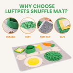 Load image into Gallery viewer, Snuffle Mat for Dogs Large Breed Keeps Pets Busy Indoors Comfortable to Lay On Soft Foraging Mat for Rabbits &amp; Cats Interactive Enrichment Toy Slows Down Feeding Alternative to Bowls