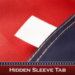 Load image into Gallery viewer, G128 10 Pack: Texas TeaStained Flag  1x1.5 Ft  ToughWeave Pro Series Pole Sleeve Embroidered 420D Polyester  Embroidered Design, Indoor/Outdoor, High Quality, NO Flagpole Included