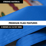 Load image into Gallery viewer, G128 Combo Pack: 6 Ft Tangle Free Aluminum Spinning Flagpole (Black) &amp; Oklahoma OK State Flag 3x5 Ft, Double ToughWeave Series Double Sided Embroidered 210D Polyester  Pole with Flag Included