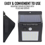 Load image into Gallery viewer, Motion Sensor Light Outdoor Solar Powered Security Lights 10 LED Wireless Flood