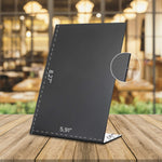 Load image into Gallery viewer, Small Tabletop Chalkboard Sign 6x8 inch Mini Tabletop Chalkboard Sign Small Blackboard with Stand Chalkboard Stand Table Black Table Menu Stand Table Top Chalk Board Table Top Chalk Easel