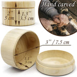 Load image into Gallery viewer, 3pcs 2.75 x1.95 inch Small Unpainted Wooden Round Boxes with Lid Mini Wood Box for Crafts Wooden Unfinished DIY Set Storage Trinket Boxes Container Blank Wood Crafts to Paint