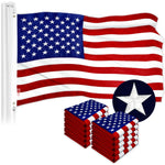 Load image into Gallery viewer, G128 10 Pack: American USA Flag  20x30 In  ToughWeave Series Embroidered 300D Polyester  Country Flag, Embroidered Stars, Sewn Stripes, Indoor/Outdoor, Brass Grommets
