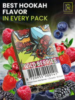 Load image into Gallery viewer, Hookah Flavor Wild Berry Herbal   1.75 oz (50 g) Hookah Shisha Tobacco Free Molasses Hookah Tobacco &amp; Nicotine Free Shisha with Real Organic Shisha Hookah Flavors Berry Mix