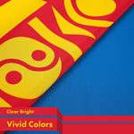 Load image into Gallery viewer, G128 Mongolia Mongolian Flag  3x5 Ft  LiteWeave Pro Series Printed 150D Polyester  Country Flag, Indoor/Outdoor, Vibrant Colors, Brass Grommets, Thicker and More Durable Than 100D 75D Polyester