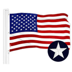Load image into Gallery viewer, G128 Combo Pack: American USA Flag 6x10 Ft &amp; Mexico Mexican Flag 6x10 Ft  Both ToughWeave Series Embroidered 300D Polyester, Embroidered Design, Indoor/Outdoor, Brass Grommets