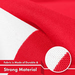 Load image into Gallery viewer, G128 3 Pack: Singapore Singaporean Flag  3x5 Ft  LiteWeave Pro Series Printed 150D Polyester  Country Flag, Vibrant Colors, Brass Grommets, Thicker and More Durable Than 100D 75D Polyester