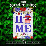Load image into Gallery viewer, G128 Garden Flag Home Patriotic Birdhouse  12x18 Inch  Printed Blockout Polyester  Patriotic Decoration