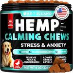 Load image into Gallery viewer, Calming Chews for Dogs Anxiety Relief Treats with Turmeric Valerian Ginger 120