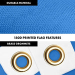 Load image into Gallery viewer, G128 Combo Pack: 6 Ft Tangle Free Aluminum Spinning Flagpole (Black) &amp; United Nations Flag 3x5 Ft, LiteWeave Pro Series Printed 150D Polyester  Pole with Flag Included