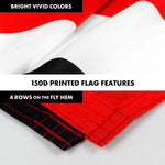 Load image into Gallery viewer, Flag Pole 6FT Black Tangle Free &amp; Yemen Yemeni Flag 3x5 Ft Combo Printed 150D Polyester By G128