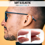 Load image into Gallery viewer, Eyeglass Ear Grips Glasses Ear Cushion Silicone 12 Pairs Clear Mini Size