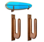 Load image into Gallery viewer, Surfboard Rack Holder Hooks Ash Tree Wood Eco Friendly Display Natural Finish