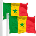 Load image into Gallery viewer, Senegal Senegalese Flag 3x5 Ft 2Pack 150D Printed Polyester By G128