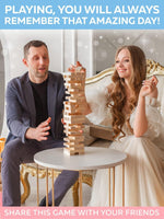 Load image into Gallery viewer, Wedding Guest Book Alternative 75 pcs Wooden Block Guest Book for Sign