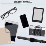 Load image into Gallery viewer, Microfiber Cleaning Cloth for Glasses Eyeglass Phone Screens 12 pcs Black Gray